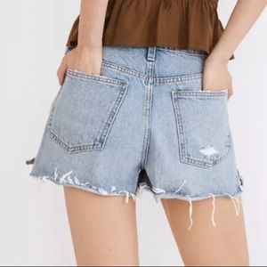Madewell Relaxed Denim Shorts Size 25 Lightwash / Madera Wash
